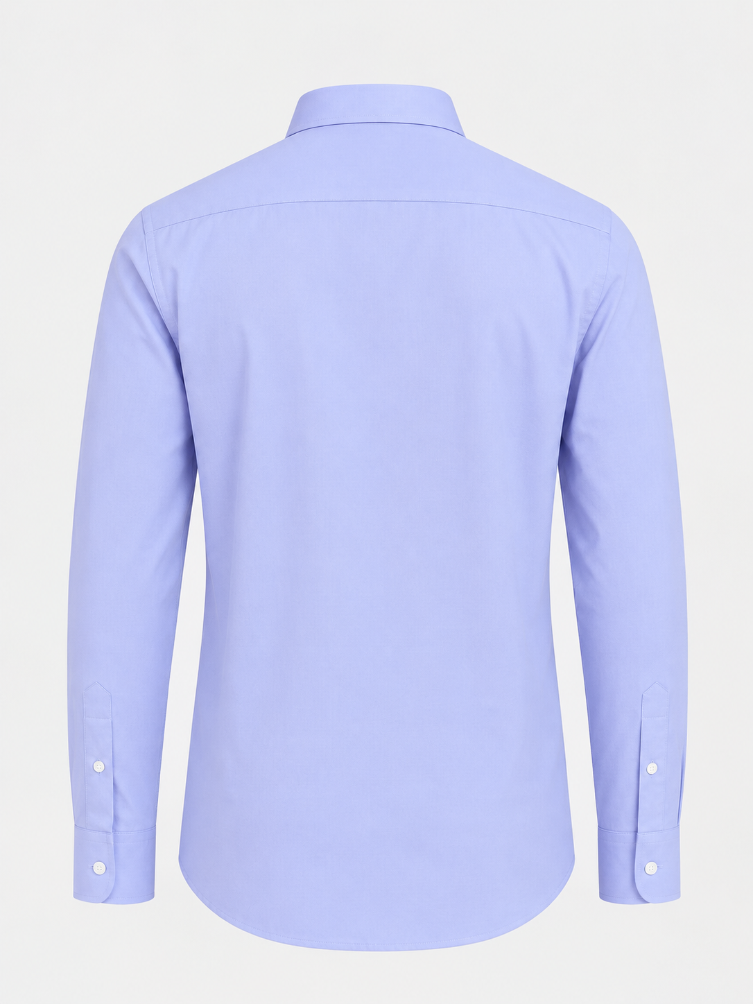 Chemise unie bleu lavande - dos